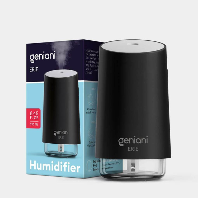 Erie Portable Small Cool Mist Humidifier 250ML Black-0
