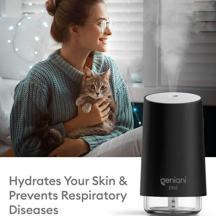 Erie Portable Small Cool Mist Humidifier 250ML Black-4